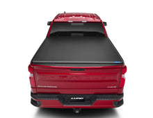 Load image into Gallery viewer, Lund Chevy Silverado 1500 Fleetside (6.6ft. Bed) Hard Fold Tonneau Cover - Black