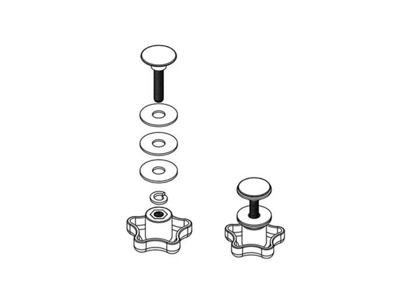 BAK Elevator Bolt Assembly (Includes 2 Complete Knob Sets) - PARTS-254A0001