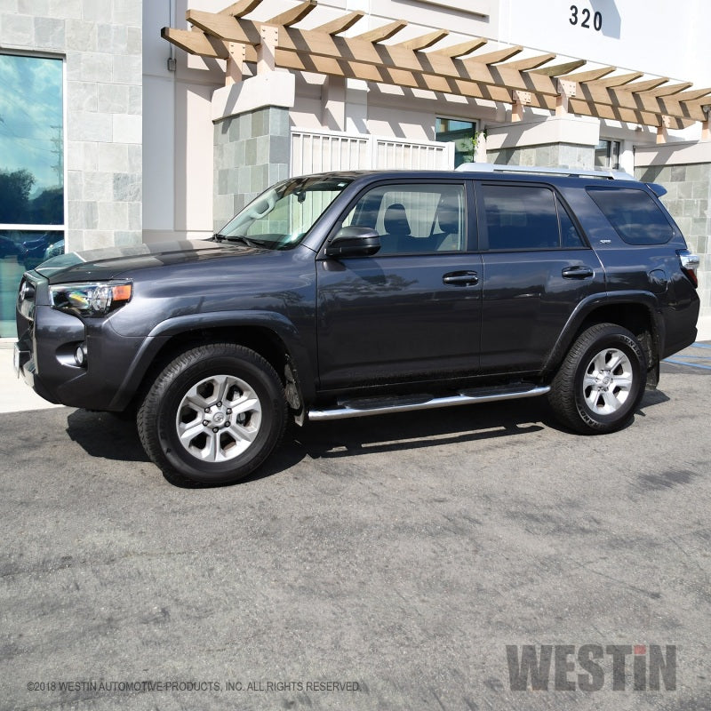 Westin 2014+ Toyota 4Runner SR5 PRO TRAXX 4 Oval Nerf Step Bars - SS