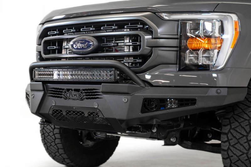 Addictive Desert Designs 2021+ Ford F-150 HoneyBadger Front Bumper w/o Top Hoop
