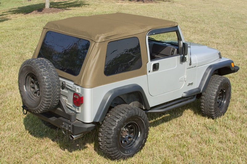 Rugged Ridge Bowless XHD Soft Top Spice Jeep Wrangler TJ