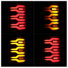Load image into Gallery viewer, AlphaRex 14-19 Chevrolet Silverado Luxx-Series LED Tail Lights Black w/Activ Light/Seq Signal