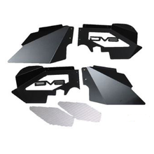 Load image into Gallery viewer, DV8 Offroad 07-18 Jeep Wrangler JK Front Aluminum Inner Fender - Black