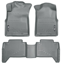 Load image into Gallery viewer, Husky Liners 05-15 Toyota Tacoma WeatherBeater Combo Grey Floor Liners