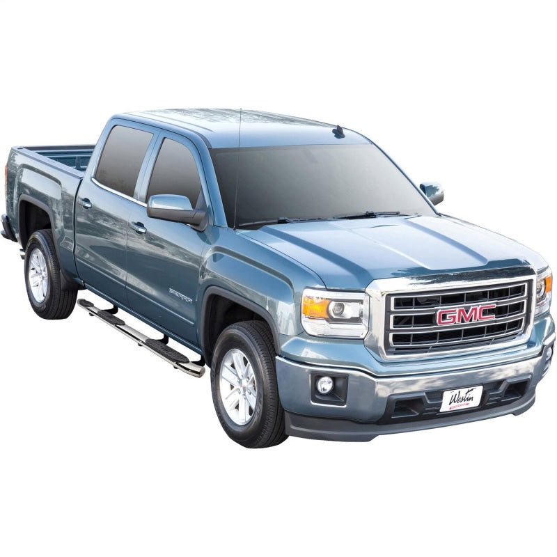 Westin 07+ Chevy Silverado 1500 Crew (5.5ft) Excl 2007 Classic PRO TRAXX 5 WTW Oval Nerf Step Bars - SS