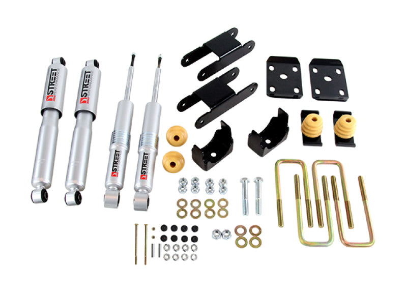 Belltech LOWERING KIT Chevy Colorado/Canyon All Cab/SB -0-3in F / -4in R w/ Street Perf Shocks