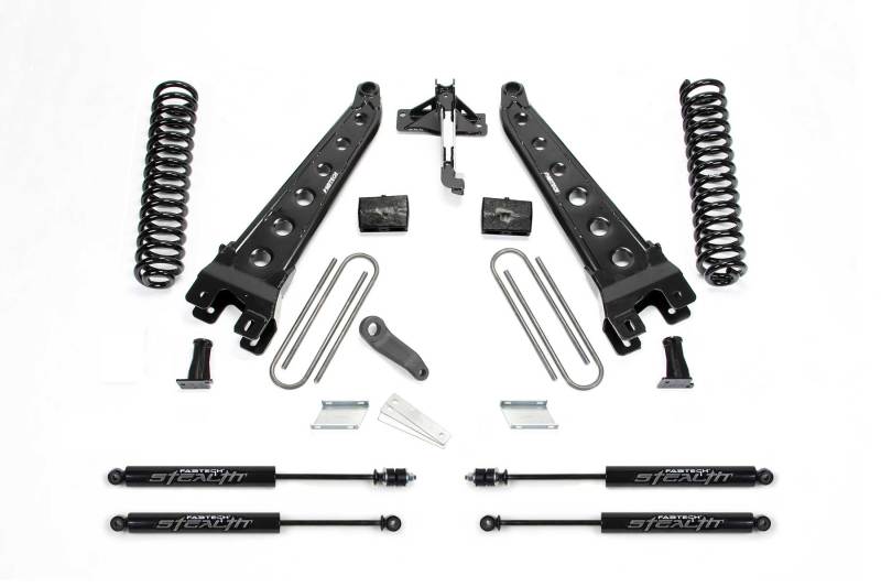Fabtech 17+ Ford F250/F350 4WD Diesel 6in Rad Arm Sys w/Coils & Stealth