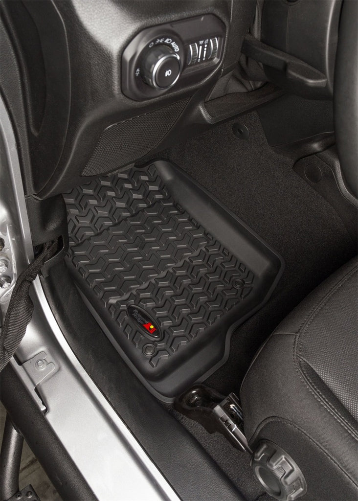 Rugged Ridge Floor Liner Front Black Jeep Wrangler 2020 Gladiator JL / JT