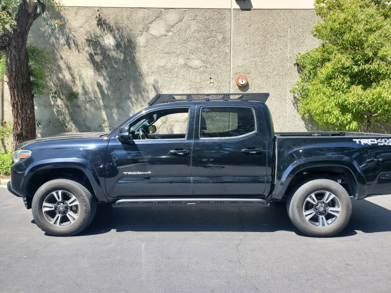 Go Rhino Toyota Tacoma 4Door Frame Mount Sliders - Textured Black