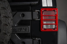 Load image into Gallery viewer, Rugged Ridge Jeep Wrangler JK Red Elite Tail Light Guards