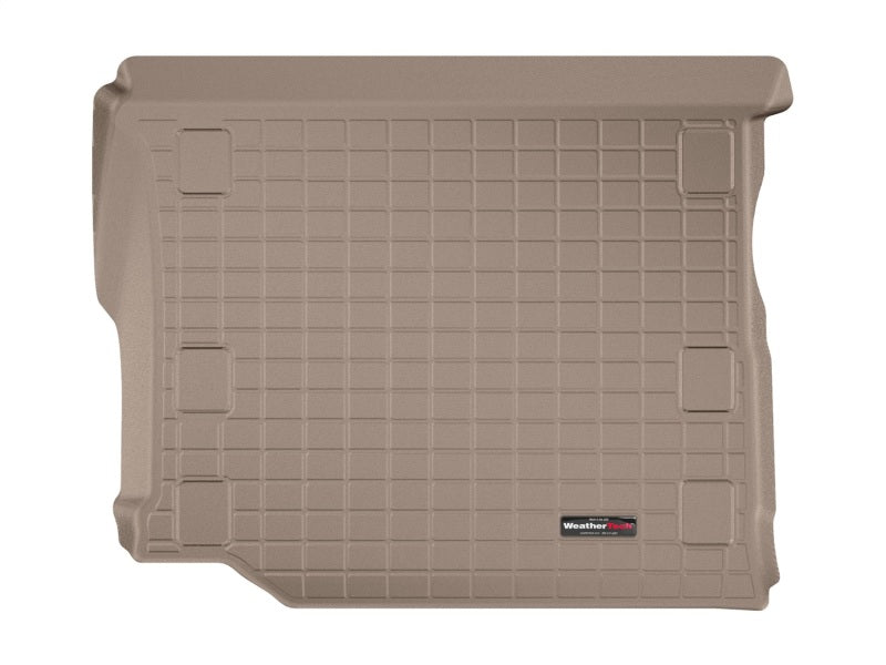 WeatherTech 2018+ Jeep Wrangler Unlimited Cargo Liners - Tan(Vehicles w/Flat Load Floor & Subwoofer)