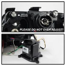 Load image into Gallery viewer, Spyder Audi A6 02-04 Projector Headlights Halogen Model Only - DRL Black PRO-YD-ADA601-DRL-BK