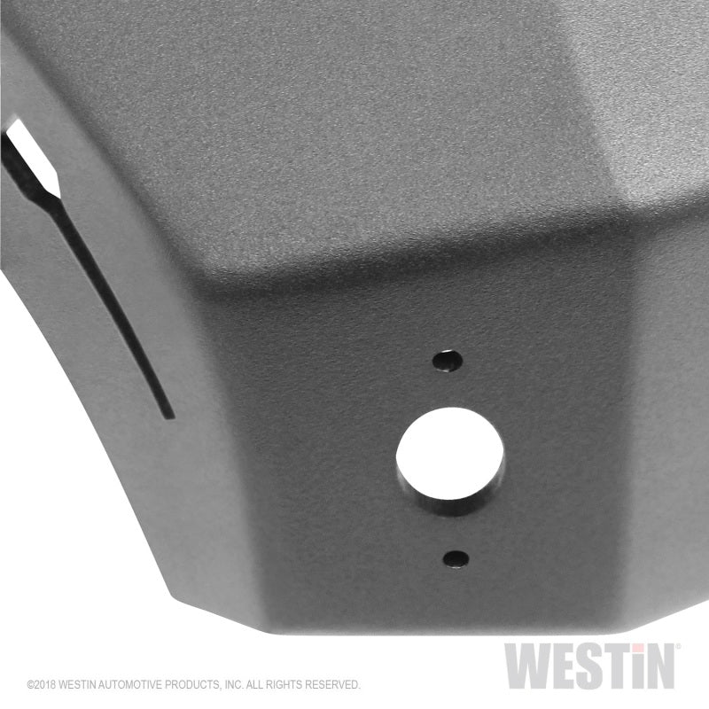 Westin 18+ Jeep Wrangler JL / 20-22 Gladiator WJ2 Stubby Front Bumper - Tex. Blk