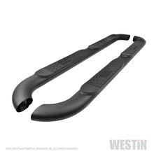 Load image into Gallery viewer, Westin 18+ Jeep Wrangler JLU 4dr Platinum 4 Oval Nerf Step Bars - Tex. Blk