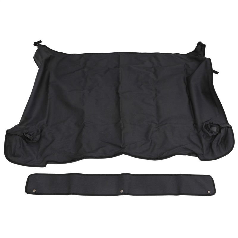 Rampage Jeep Wrangler(JL) 4-Door Tonneau Cover w/ Tailgate Bar Kit - Black Diamond