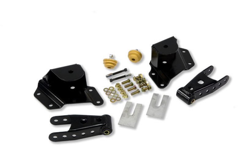 Belltech SHACKLE AND HANGER KIT GM/GMC 1500 STD CAB 4inch
