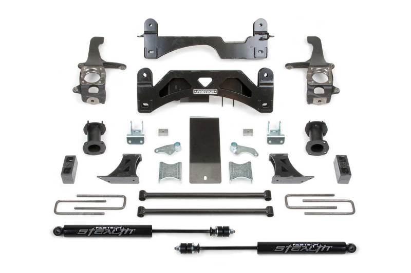 Fabtech 07-15 Toyota Tundra 2/4WD 6in Basic Sys w/C/O Spacers & Stealth Rr