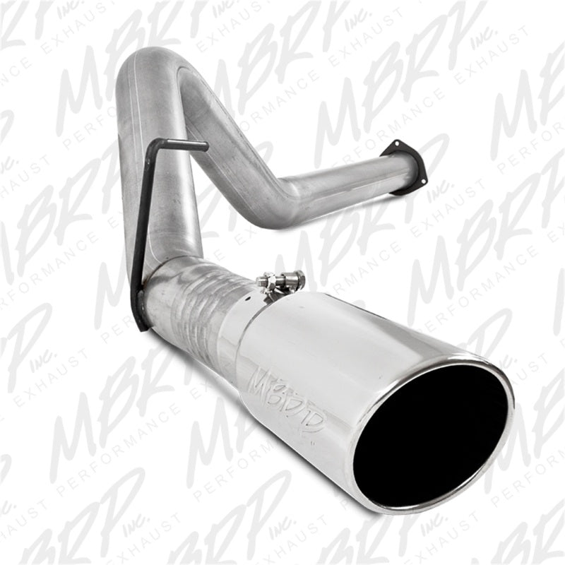 MBRP Ford 6.7L F-250/350/450 4in Filter Back Single Side Exit Alum and Down Pipe Exhaust