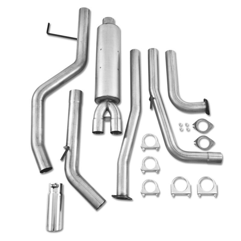 MBRP Nissan Titan 5.6L EC/CC Cat Back Single Side