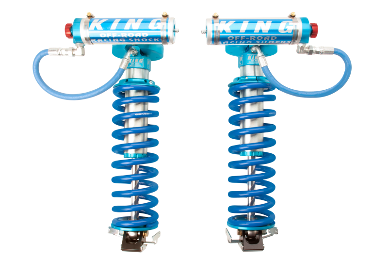 King Shocks 2005+ Ford F-250 4WD Front 2.5 Dia Remote Res Coilover Conversion w/Adjuster (Pair)
