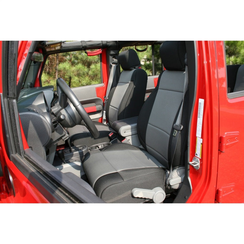 Rugged Ridge Neoprene Front Seat Covers 07-10 Jeep Wrangler JK