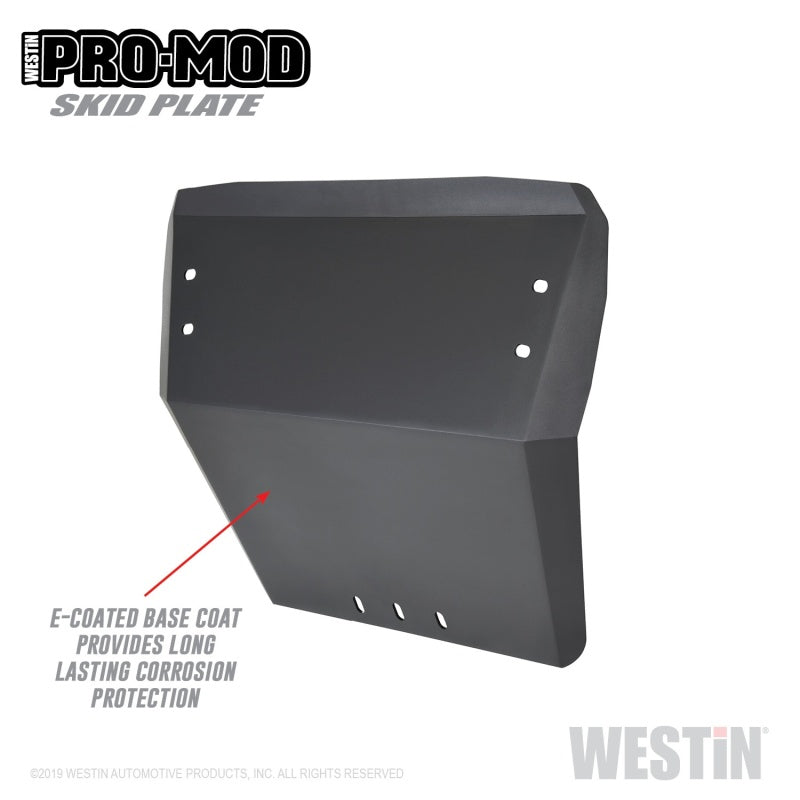 Westin 19+ Ford Ranger Outlaw/Pro-Mod Skid Plate - Tex. Blk