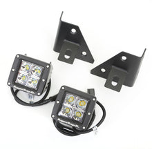 Load image into Gallery viewer, Rugged Ridge Jeep Wrangler CJ/YJ Square Windshield LED Kit w/ Brackets