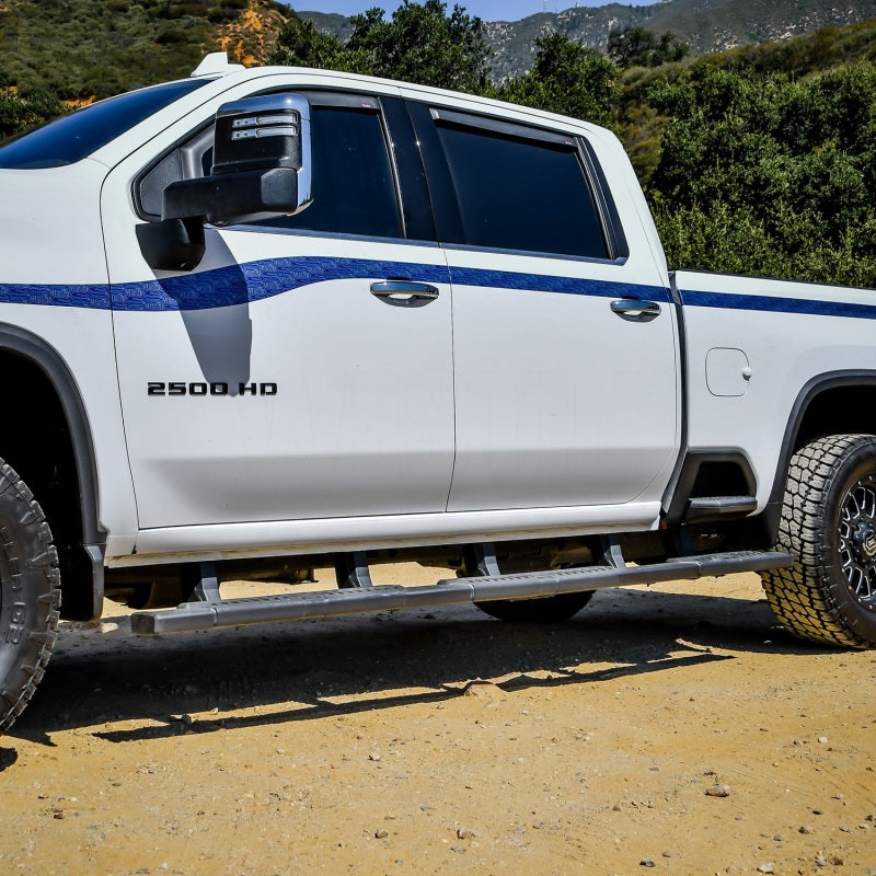 Westin Chevy Silverado 2500 Crew Cab (6.5ft Bed) R5 M-Series XD W2W Nerf Bars - Textured Black