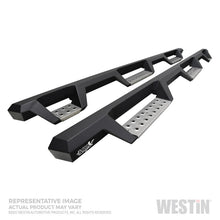 Load image into Gallery viewer, Westin Chevy Silverado 2500/3500 HDX Stainless Drop W2W Nerf Step Bars - Textured Black
