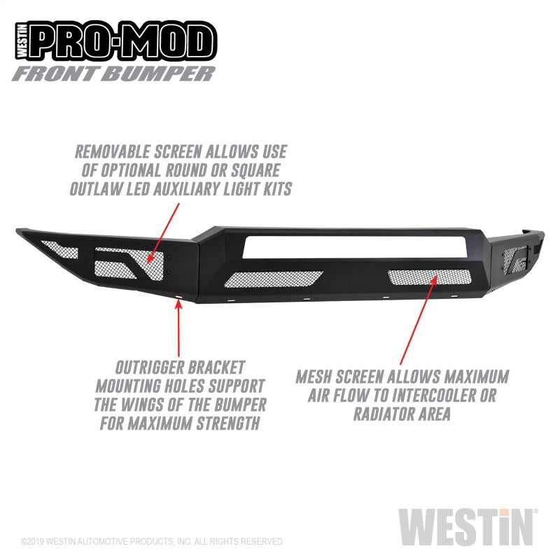 Westin 17+ Ford F-250/350 Pro-Mod Front Bumper