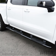 Load image into Gallery viewer, Westin Chevrolet Silverado/Sierra 1500 CC (5.5ft) PRO TRAXX 5 WTW Oval Nerf Step Bars - Black
