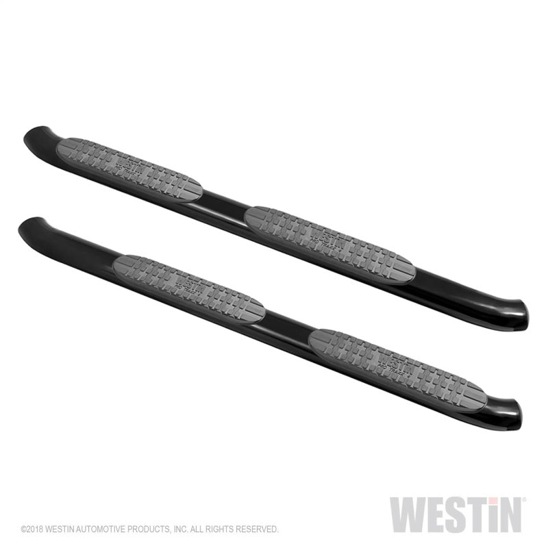 Westin 18+ Jeep Wrangler JL Unlimited 4DR PRO TRAXX 4 Oval Nerf Step Bars - Textured Black