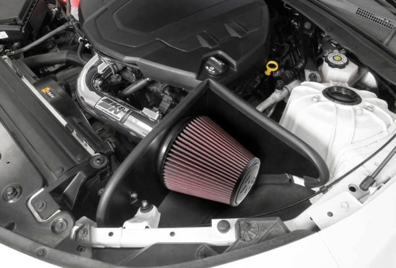 K&N Chevy Camaro 3.6L Silver Typhoon Short Ram Intake