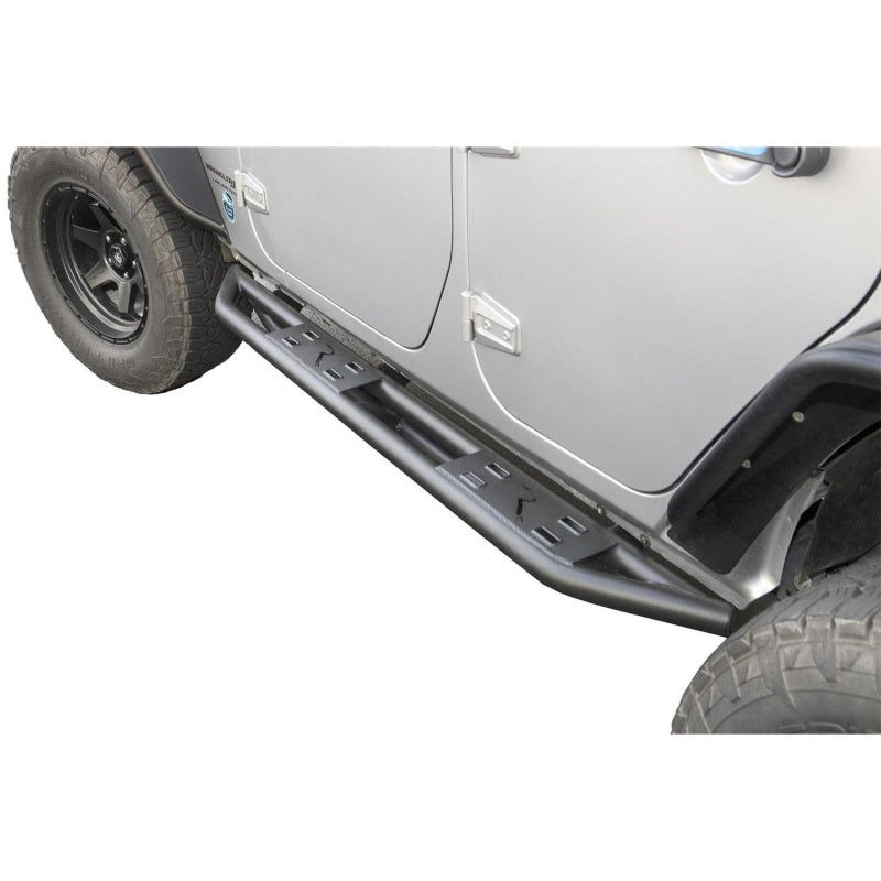 Rampage Jeep Wrangler JK Unlimited TrailCrawler Rock Slider & Rocker Guard - Black