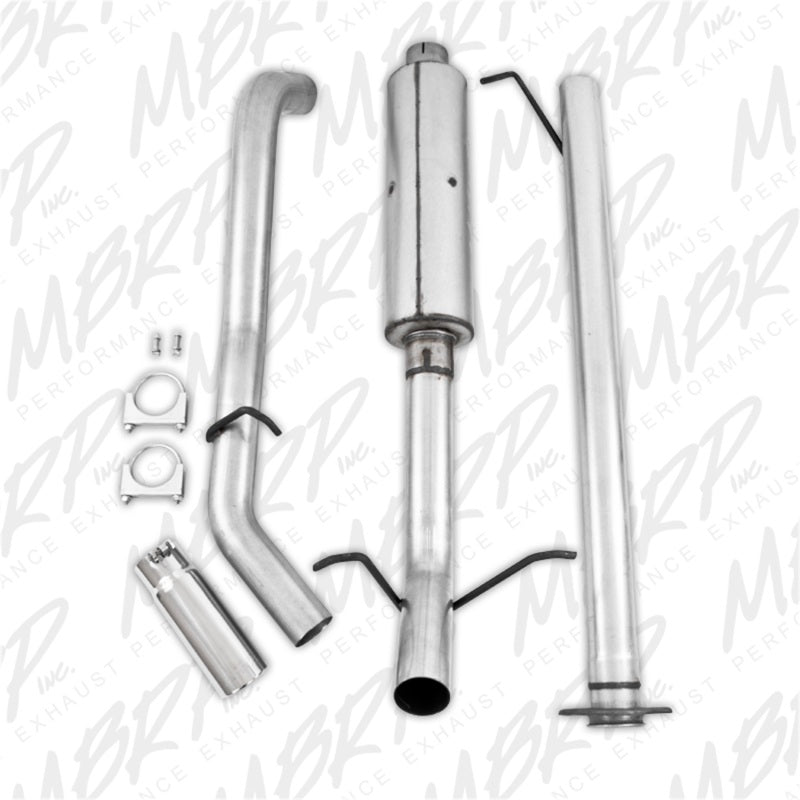 MBRP Chevrolet/GMC 1500 (Next Gen.) CC EC 66 bed 4.8/5.3L Cat Back Single Side