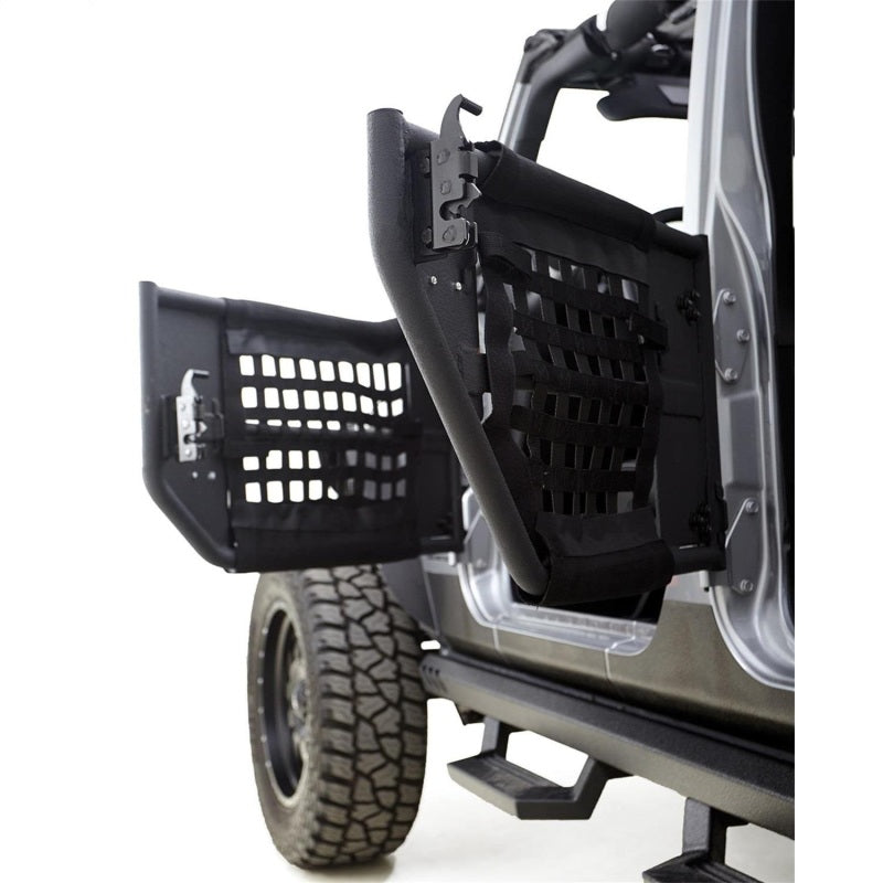 Rampage Jeep Wrangler(JK) 2-Door Tube Doors With Netting - Black