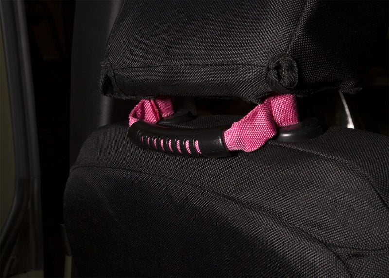 Rugged Ridge A-Pillar Grab Handle Pink Jeep Wrangler JK