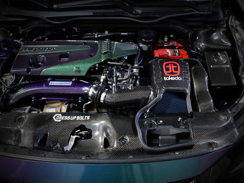 aFe Momentum Black Series Carbon Fiber CAIS w/Pro 5R Filter 17-18 Honda Civic Type R I4-2.0L (t)
