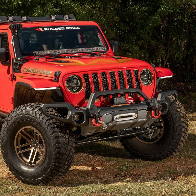 Rugged Ridge Venator Front Bumper Overrider JL