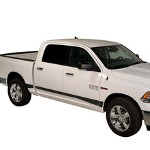 Load image into Gallery viewer, Putco 09-18 Ram 1500 Quad Cab 8ft- 5.5in Wide w/o Factory Flares 12pcs Black Platinum Rocker Panels