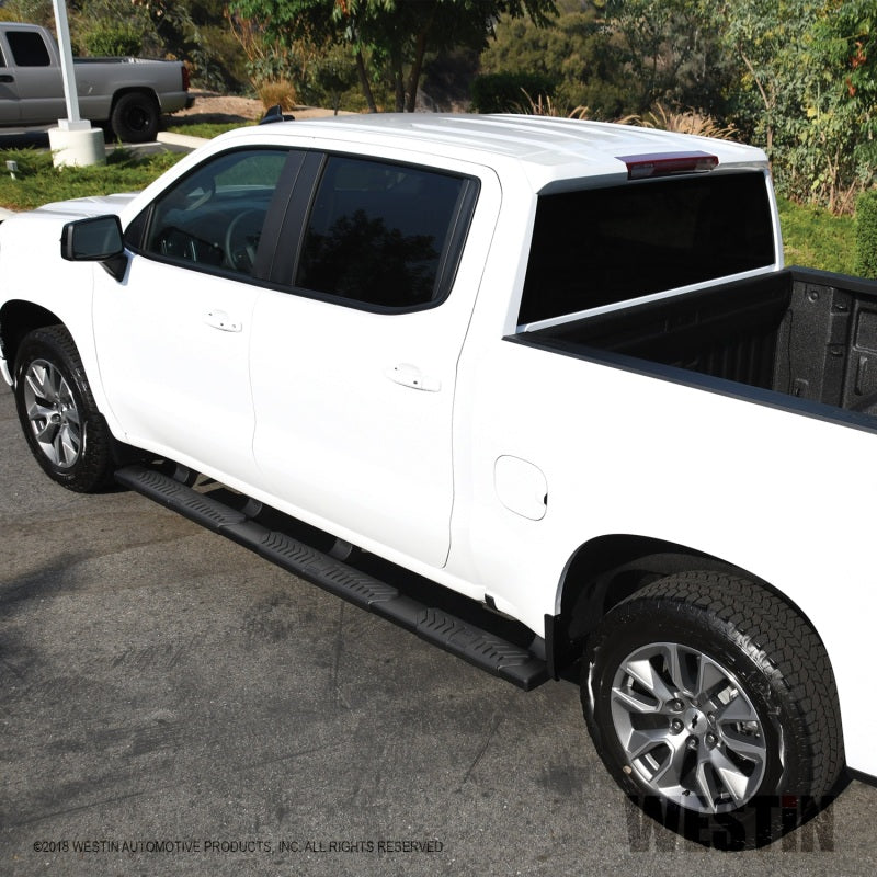 Westin Chevrolet Silverado/Sierra 1500 Crew Cab (5.5ft) R5 Modular Nerf Step Bars - Black