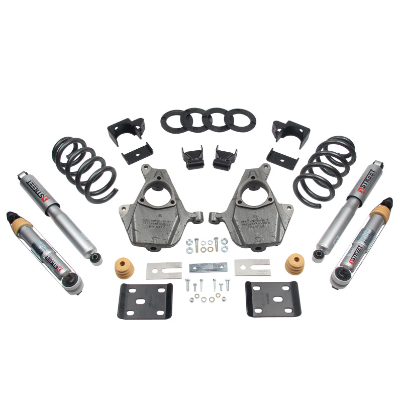 Belltech LOWERING KIT Chevy Silverado Crew Cab 2WD 3-4F / 7R