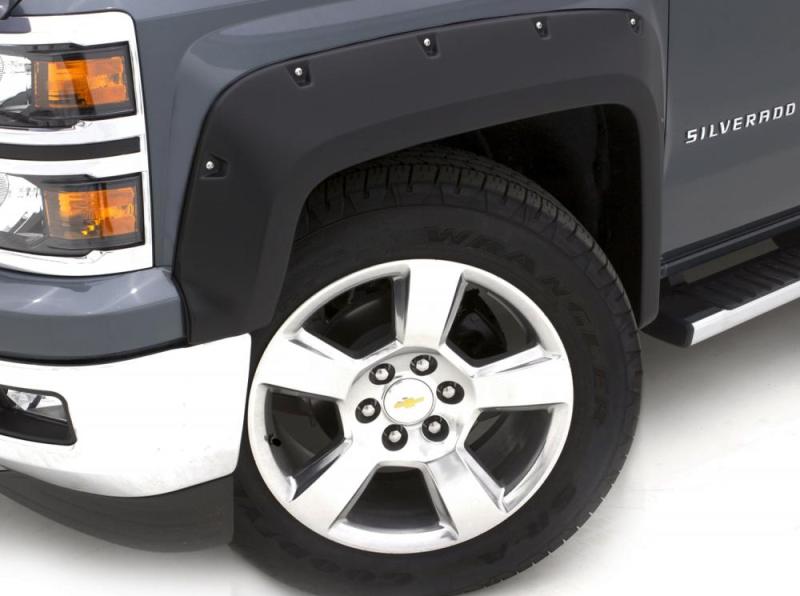 Lund Toyota Tundra RX-Rivet Style Smooth Elite Series Fender Flares - Black (4 Pc.)