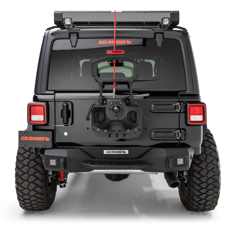 Go Rhino Jeep Wrangler JL/JLU Rockline Rear Stubby Bumper