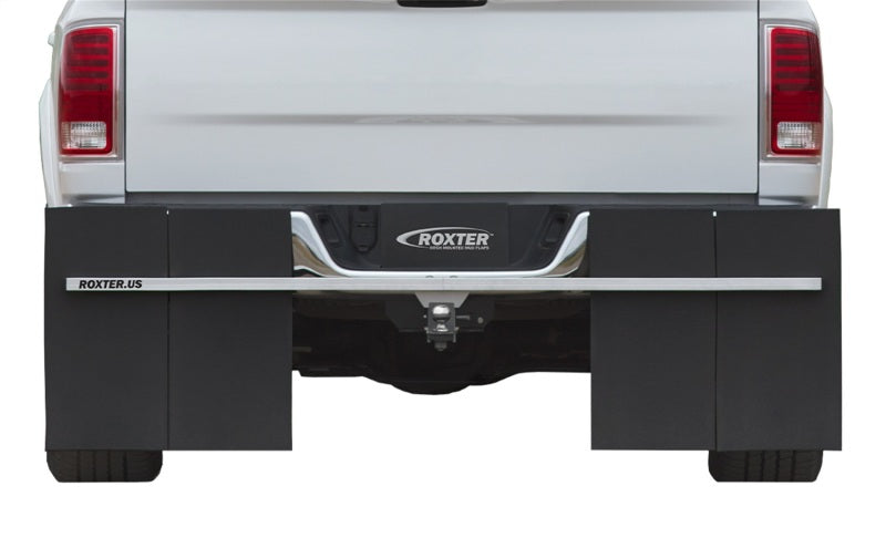 Access Roxter Universal Fit Pickups/SUVS 80in Wide Smooth Mill Finish Hitch Mounted Mud Flaps