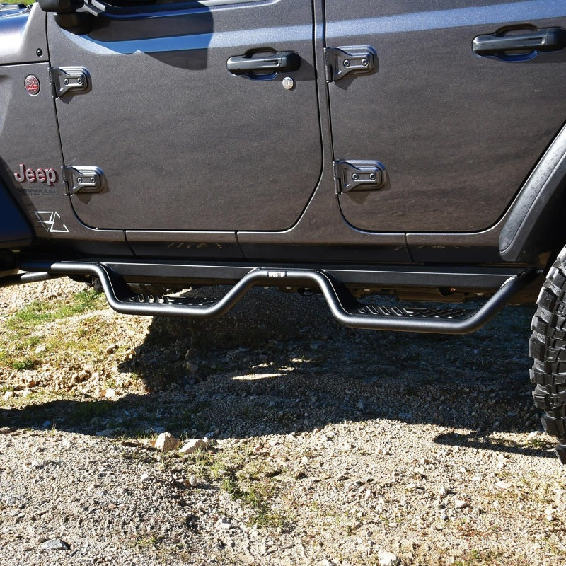 Westin 18+ Jeep Wrangler JL Unlimited Outlaw Nerf Step Bars