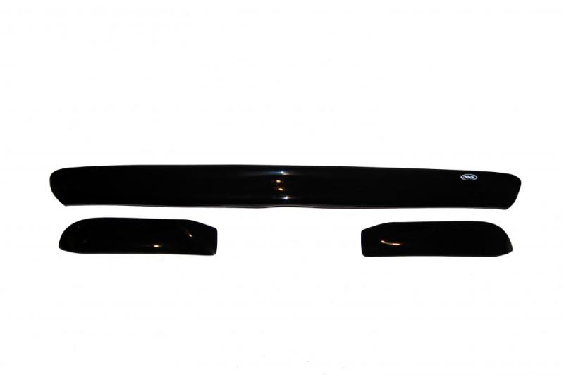 AVS Ford F-250 (Behind Grille) Bugflector Deluxe 3pc Medium Profile Hood Shield - Smoke