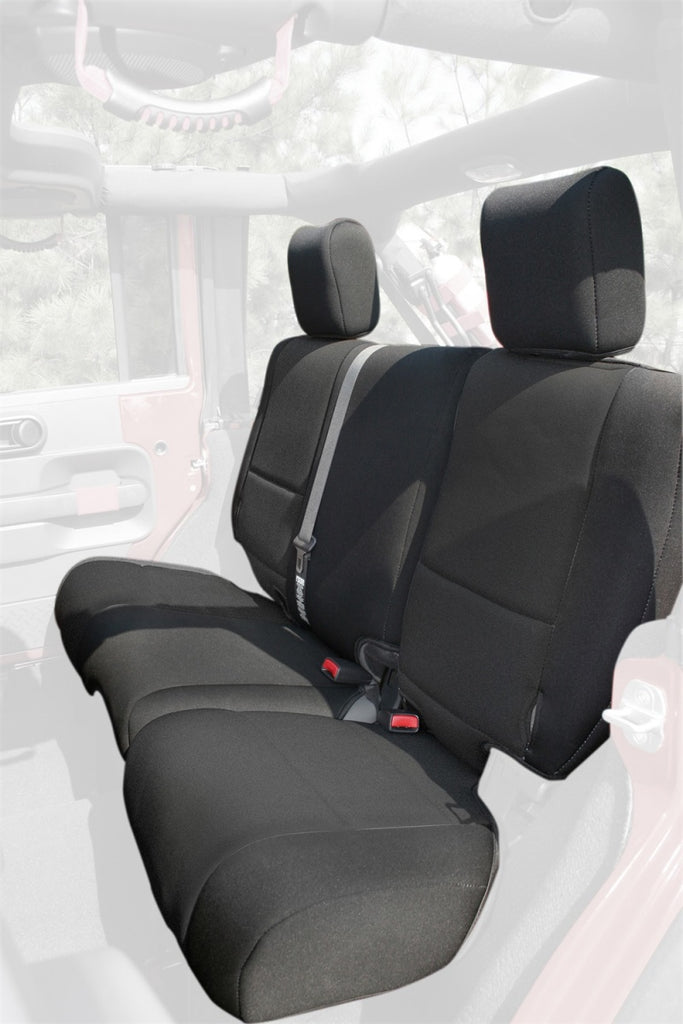 Rugged Ridge Seat Cover Kit Black Jeep Wrangler JK 4dr
