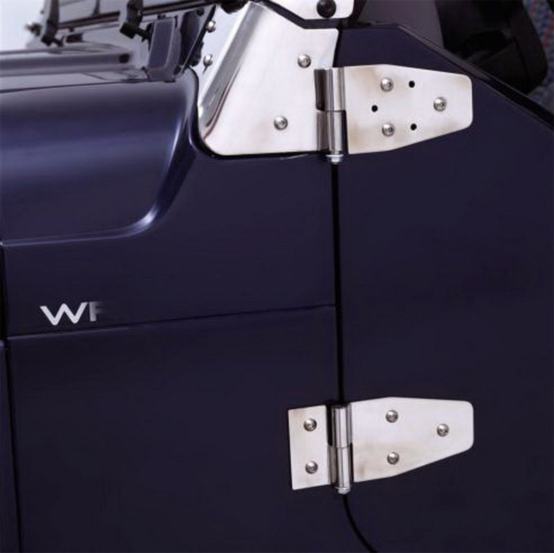 Rampage Jeep Wrangler(YJ) Door Hinges - Stainless