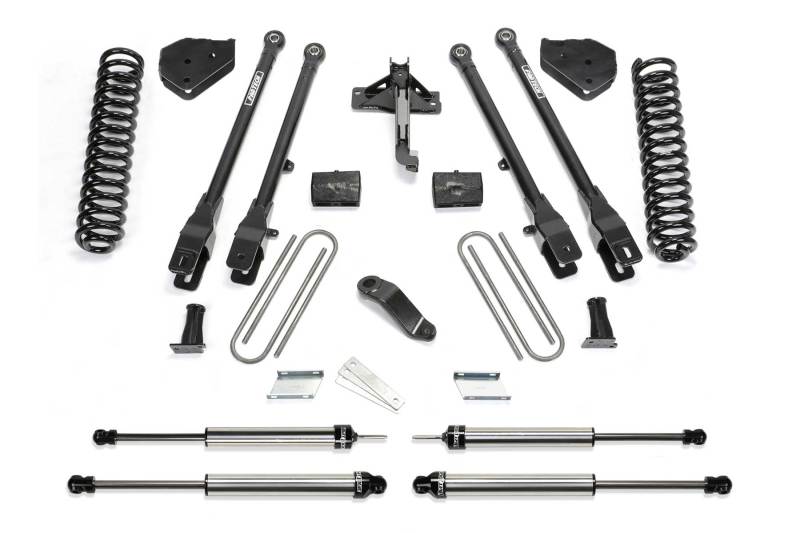 Fabtech 18+ Ford F450/F550 4WD Diesel 6in 4Link Sys w/Coils & Dl Shks